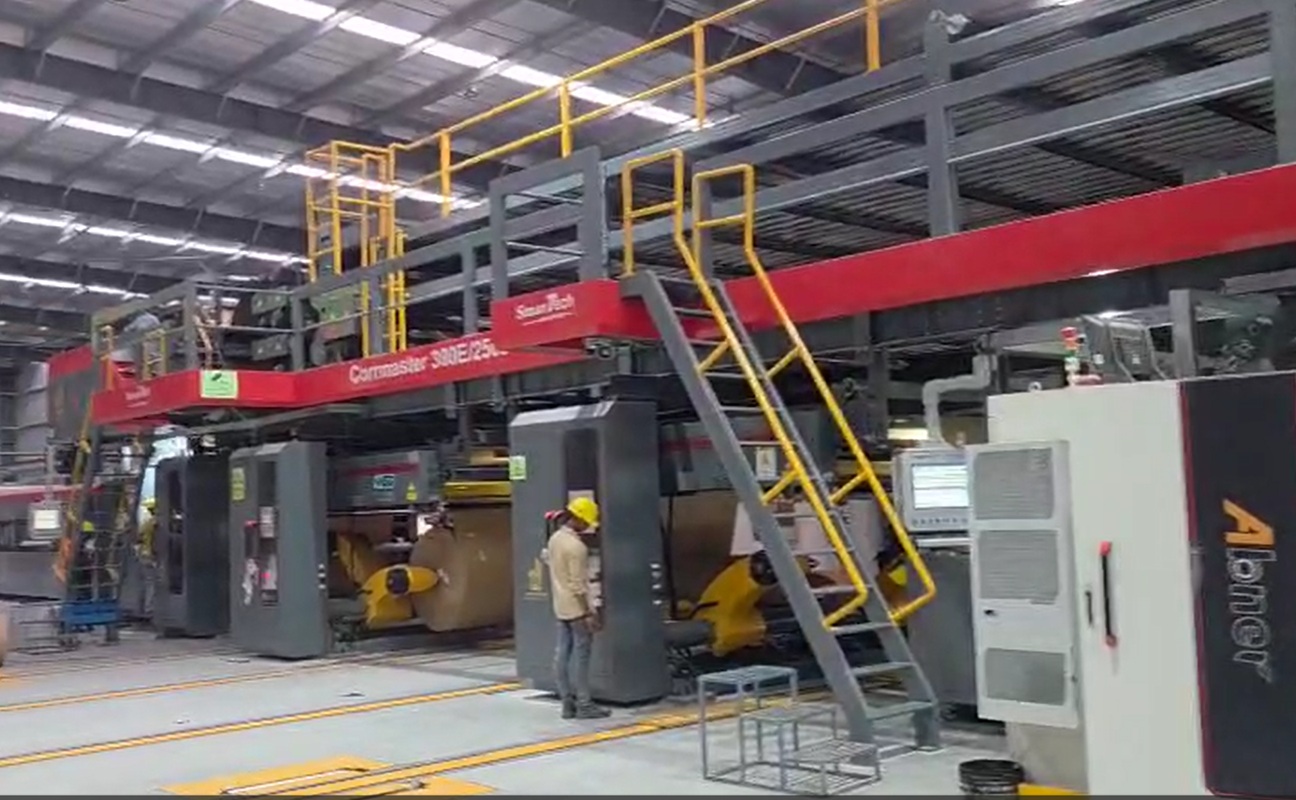 2500mm Deckle 7-Ply Corrugator Line