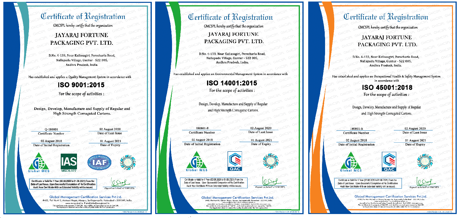 ISO Certification